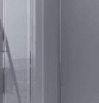 ALVA AQDUSPFSWS120L ALVA Spa 1.0 Freistehe. SW m. Schiebeel. li.,117-119/200cm, Gl. ESG Cl.,Silb. HGL  Verpackungseinheit:1ST