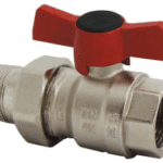 HERZ 1221112 Herz Kugelhahn m.Knebelgriff 3/4" Muffe x Anschlussnippel  Verpackungseinheit:1ST