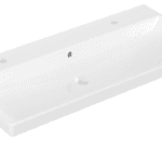 VILLEROY&BOCH 4156A401 Villeroy & Boch Schrankwaschtisch Avento 4156A4, 1000 x 470 mm, Rechteck, 2HL., mit Überlauf, Weiß Alpin 4156A4 Verpackungseinheit:1ST