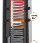 ALVA ALSKS1.650REN ALVA Solar-Kombi-Pufferspeicher 650 L SKS-R, Edelstahlwellrohr u. Isolierung  Verpackungseinheit:1ST