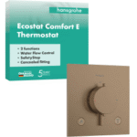 HANSGROHE 33711140 hansgrohe Ecostat Comfort E Thermostat Unterputz für 2 Verbraucher, Brushed Bronze 33711XXX Verpackungseinheit:1ST