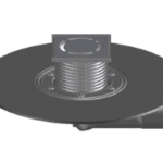 HUTTERER & LECHNER HL80H HL80H - Balkon- und Terrassenablauf DN50/75 drehbar mit Bitumenmanschette und frostsicherer Geruchsklappe, 123x123 / 115x115mm 80H Verpackungseinheit:1ST