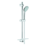 GROHE 27 230 001 GROHE Brausestangenset Euphoria 110 Duo 27230_1, 2 Strahlarten, maximaler Durchfluss bei 3 bar: 16,6 l/min, mit Brausestange 600 mm, Ablage, chrom 27230_1 Verpackungseinheit:1ST