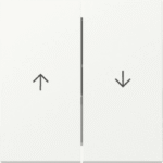 GIRA 329427 Wippe 2f Pfeil System 55 Reinweiß m  Verpackungseinheit:1ST