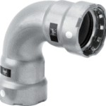 VIEGA 769 840 Viega Bogen 90 Grad mit SC Megapress S 4316 in 1 Zoll Stahl Zn-Ni besch. 4316 Verpackungseinheit:1ST