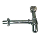 STROHM-MOFÉM ZRT. 1004181 Teka Waschtisch-Gusskappensifon 5/4" mit Ventil, leichtes Modell ,chrom  Verpackungseinheit:1ST