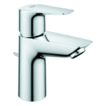 GROHE 23 328 001 GROHE Einhand-Waschtischbatterie BauEdge 23328_1, S-Size, Einlochmontage, mit Temperaturbegrenzer, maximaler Durchfluss (bei 3 bar): 5 l/min, Zugstangen-Ablaufgarnitur aus Kunststoff 1 1/4'', chrom 23328_1 Verpackungseinheit:1ST