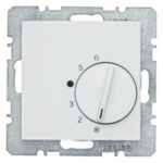 BERKER 20268989 Temperaturregler mit Wechsler und Zentra lstück S.1 polarweiß, glänzend  Verpackungseinheit:1ST