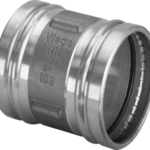 VIEGA 350 604 Viega Sanpress XL-Muffe mit SC-Contur Rotguss, Modell 2215XL d: 88,9 2215XL Verpackungseinheit:1ST