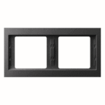 BERKER 13637006 K.1 Rahmen 2fach waagrecht anthrazit matt  Verpackungseinheit:1ST