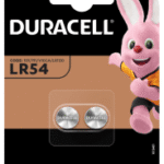 DURACELL 052550 Alkali Knopfbatterie 1.5V LR54, V10GA, 2er Blister LR54 - BLI2 Verpackungseinheit:1PAK