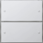 GIRA 2032112 KNX Tastsens.3 Komfort 2f Flächenschalter, reinweiß glänzend  Verpackungseinheit:1ST