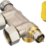 DANFOSS 013G4741 Danfoss Anschlussarmatur VHS-UN Heizkörper R 1/2, Eck, vernickelt  Verpackungseinheit:1ST