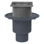 HUTTERER & LECHNER HL310PRBLUE HL310Prblue - Bodenablauf DN50/75/110 senkrecht mit Geruchsverschluss Primus blue, 123x123/115x115 mm  Verpackungseinheit:1ST