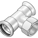 KE KELIT 54740E02 CP447 STEELFIX C-Stahl Press-T-Stück mit Abgang IG 28x1/2" CP447 Verpackungseinheit:1ST