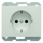 BERKER 47357009 Steckdose SCHUKO mit erhöhtem Berührungs schutz K.1 polarweiß, glänzend  Verpackungseinheit:1ST