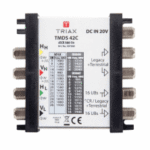TRIAX 307368 SCR/dSCR Unicable Multischalter,2 x fest e Legacy-Ausgänge, 2 x SCR/dSCR/Legacy-A TMDS 42 C Verpackungseinheit:1ST