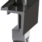 ALUMERO 24689 Alumero Abschlussklemme Click mit Pin höhenverstellbar 30-42 schwarz  Verpackungseinheit:1ST