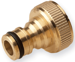 c3d82d95-6751-4556-aaae-1a35be21d8ba ALVA ACGHS1M ALVA Hahnstück IG 1" Übergang, auf Stecksystem Messing Verpackungseinheit:1ST – Bild 1