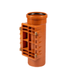 ALVA FKPST125 ALVA PVC -Kanal Putzstueck DN 125 mit rechteckigen Deckel  Verpackungseinheit:1ST