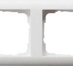 GIRA 021204 Rahmen 2fach Standard 55 reinweiß matt  Verpackungseinheit:1ST