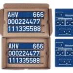 FRANKEN 10802 100x140 Set Wasser Form C blau 2 Schilder + Feldermaterial, FP-System  Verpackungseinheit:1ST