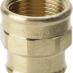 VIEGA 268 862 Viega Reduziermuffe Rotguss, Modell 3240 Rp1: ¾ Rp2: ½ 3240 Verpackungseinheit:1ST