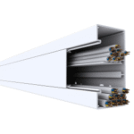 GGK 17999 Brüstungskanal PVC 60x130 incl. Oberteil reinweiß RAL 9010 BR3 KOMBI-PACK 60X130/80 RW Verpackungseinheit:2M