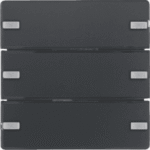 BERKER 80143326 KNX Q.x Tastsensor 3fach Komfort anthrazit samt  Verpackungseinheit:1ST