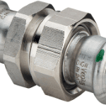 VIEGA 437 435 Viega Sanpress Inox-Verschraubung mit SC-Contur Stahl nichtrostend, Modell 2360 VdS-Zulassung d: 42 2360 Verpackungseinheit:1ST