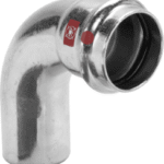 VIEGA 558 253 Viega Prestabo-Bogen 90° mit SC-Contur Stahl unlegiert, verzinkt, Modell 1116.1 VdS-Zulassung d: 54 1116,1 Verpackungseinheit:1ST