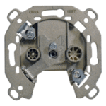 TELEVES 522703 2-fach Durchgangsdose AD: 15 dB 5-2400 MHz, TV/RF+SAT UD2415ST Verpackungseinheit:1ST