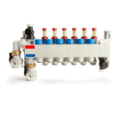 REHAU 14709401001 RAUTHERM SPEED Verteiler HKV-D Polymer 6 Kreise, Konnektor 17  Verpackungseinheit:1ST