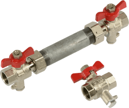 ca9a62b9-283f-4732-ac44-481268ba3132 ALVA ALEBK0.6N ALVA Erstausrüsterbausatz für WMZ für qp 0,6 und 1,5 m³/h, DN 15 BL:110 Verpackungseinheit:1ST – Bild 1