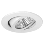 BRUMBERG 12353073 LED-Einbaustrahler rund, DA=68mm schwenkbar, IP65, 350mA 3000K, weiß  Verpackungseinheit:1ST