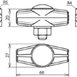 DEHN 463010 ES-Trennklemme ZG f. Rd 8/10mm ESTK 8.10 ZG Verpackungseinheit:1ST