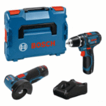 BOSCH POWER TOOLS 0 615 990 N2U Combo Kit Set mit 2 12V-Werkzeugen: GSR 12V-15/GWS 12V-76, 2x Akku GBA 12V 2.0Ah GSR 12V-15 + GWS 12V-76 +2X2.0AH + GAL 1 Verpackungseinheit:1ST