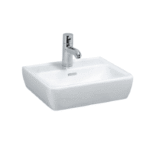 LAUFEN H8119510001041 Laufen PRO 811951 Handwaschbecken unterbaufähig  Sanitärkeramik weiß 450x340x115 1 Hahnloch mittig mit Überlauf ,  Verpackungseinheit:1ST