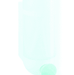 HEWI 477.06.10005 33 HEWI Seifenspender der Serie 477, Polyamid, Behälter und Deckel aus matt weißem transparentem Kunststoff, B: 76 mm, H: 214 mm, T: 119 mm, BehälterD: 76 mm, in HEWI Farbe 33 (Rubinrot)  Verpackungseinheit:1ST