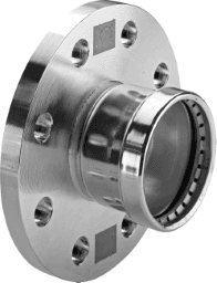 VIEGA 598 235 Viega Prestabo XL-Flanschübergang mit SC-Contur Stahl unlegiert, verzinkt, Modell 1159XL VdS-Zulassung DN: 100 d: 108,0 Anzahl Bohrungen: 8 Lochkreis-Ø: 180 1159XL Verpackungseinheit:1ST