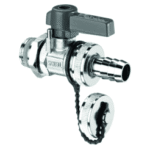 SCHELL 13 994 00 99 SCHELL F + E-Kugelhahn mit Hebelgriff, Hebelgriff, Max. Betriebsdruck: 16 bar, DN 15 G 1/2 AG mit ASAG, Schlauchverschraubung Ø 14,5 mm (DN 20 G 3/4 AG), Messing  Verpackungseinheit:1ST