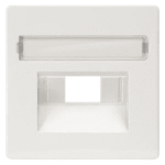 SIEMENS 5TG2546 Zentralplatte UAE-Dosen 1fach und 2fach mit BSF, DELTA i-system, titanweiß  Verpackungseinheit:1ST