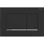 GEBERIT 115.883.14.1 GE Betaetigungsplatte Sigma20 2-Mengen KS, swmatt lackiert, poliert, square  Verpackungseinheit:1ST