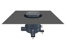 d08c87d6-9e42-4cae-8625-ab23acdd9db6 HUTTERER & LECHNER HL540I HL540I - "PRIMUS-DRAIN" Duschablauf mit Fliesenmulde, Abdichtgarnitur und Befestigungswinkeln 540I Verpackungseinheit:1ST – Bild 1