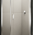 ALVA AQDUORPTFLN140 ALVA Ora Pendeltür m. Festf. in Linie f. Nische, 135,2-144,2/200cm, Chrom gl.,ESG  Verpackungseinheit:1ST