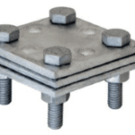 OBERMOSER BLKLE60-4FL/FL/FLVZ Kreuzverbinder Stahl feuerverzinkt 60x60 x4 mm flach/flach/flach  Verpackungseinheit:1ST