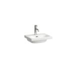LAUFEN H8150810001041 Laufen LUA 815081 Handwaschbecken unterbaufähig  Sanitärkeramik weiß 450x340 1 Hahnloch mittig mit Überlauf ,  Verpackungseinheit:1ST