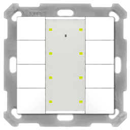 d28a9383-9b63-4480-809d-23c14ab2deeb MDT BE-TA55T8.G2 Taster Plus TS 55 8-fach, Reinweiß glänz end Verpackungseinheit:1ST – Bild 1