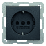 BERKER 47431606 Steckdose SCHUKO B.3/B.7 anthrazit, matt  Verpackungseinheit:1ST