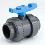 ALVA ACSWKH32 ALVA PVC-U Kugelhahn d32 für Schwimmbadanwendung PN16, grau  Verpackungseinheit:1ST